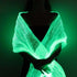 LUMISHAWL SILVER (LUMINOUS FIBER OPTIC FABRIC SHAWL)